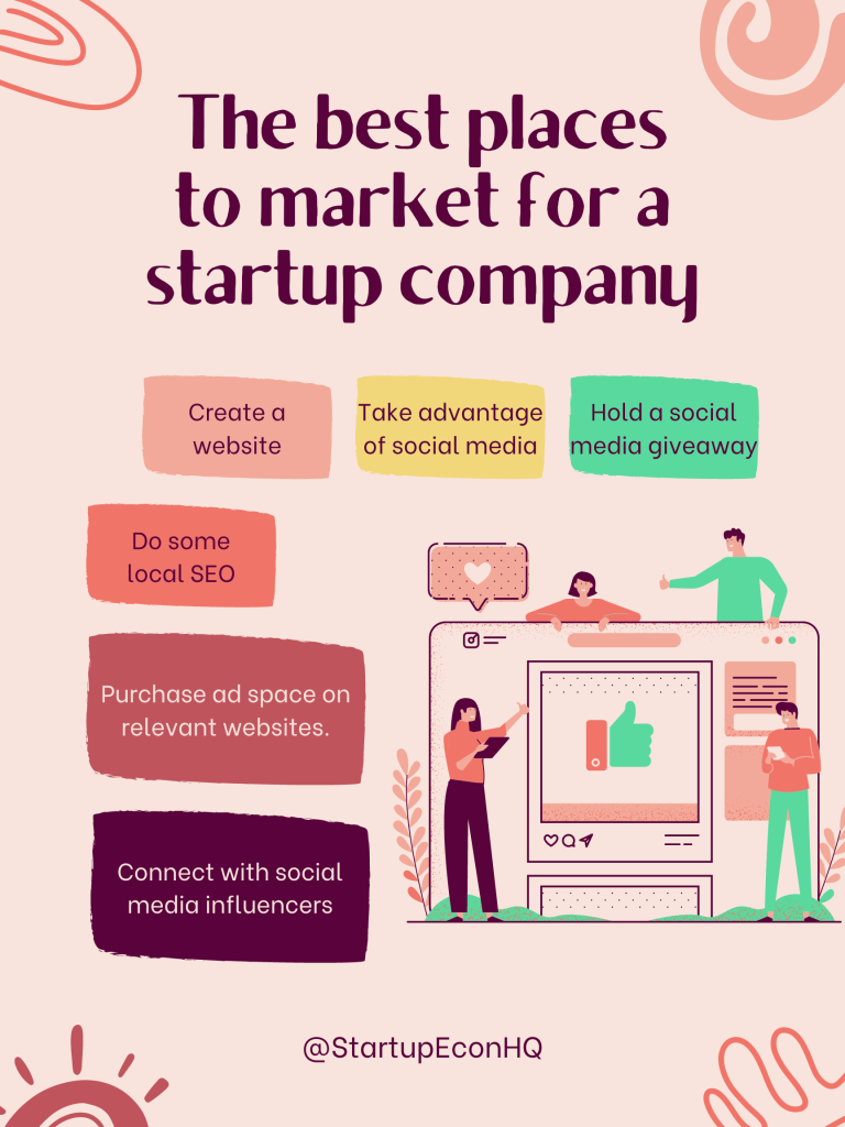 The best places to market for a startup company