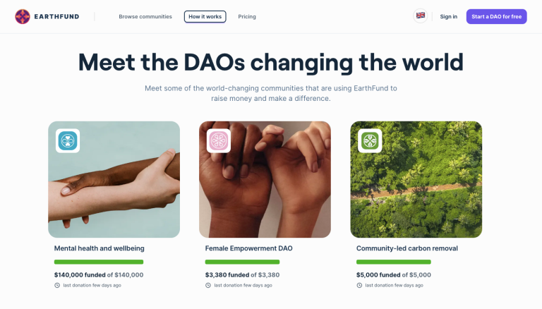 EarthFund.io: Investing in a Sustainable Future